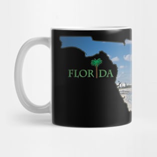 Florida State Outline (Miami Beach) Mug